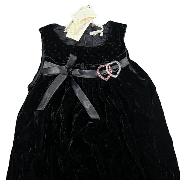 MonnaLisa Other - MONNALISA*Black Velvet Dress**Age 10**$271